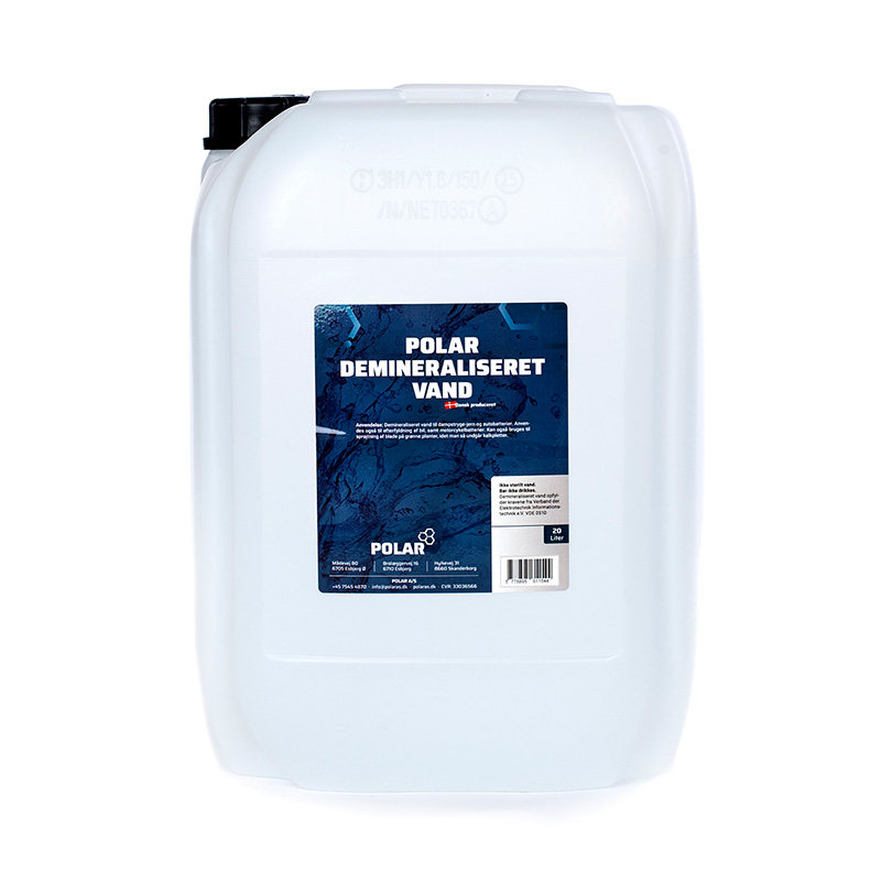 Demineraliseret vand 20 liter